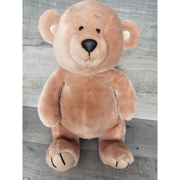 Vintage Rare Hard to Find 1994 Gold Label 24K Polar Puff 17" Pink Teddy Bear - Picture 7 of 12